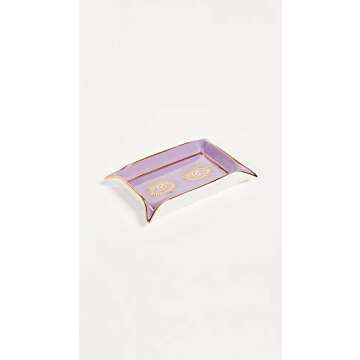 Jonathan Adler Eyes Valet Tray, Purple/Gold, One Size