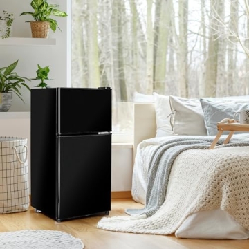 Buy Anukis Retro Mini Fridge 3.2 Cu Ft with Freezer