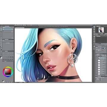 CLIP STUDIO PAINT PRO - Version 1 - Perpetual License - for Microsoft Windows and MacOS
