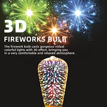 Firework Light Bulb for Holidays and Parties