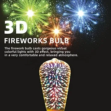 Firework Light Bulb for Holidays and Parties