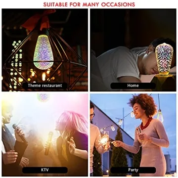 Firework Light Bulb for Holidays and Parties