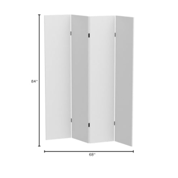 Customizable 7 ft Canvas Room Divider by Red Lantern