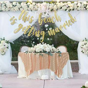 Beautiful Bachelorette Banner for Beach Celebrations