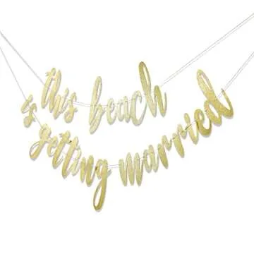 Beautiful Bachelorette Banner for Beach Celebrations