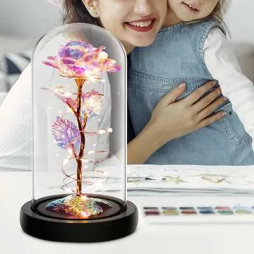 Rainbow Rose Flower Gift - Unique and Colorful