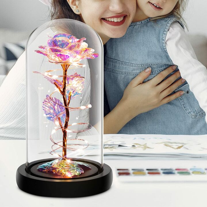 Rainbow Rose Flower Gift - Unique and Colorful