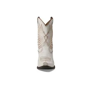 ARIAT Womens Goldie Western Boot Distressed White - Comfort & Style