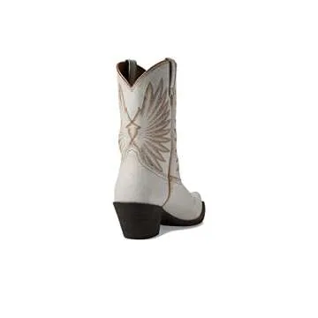 ARIAT Womens Goldie Distressed White Boots for Comfort