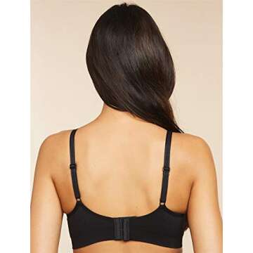 Motherhood Maternity Women's Maternity Seamless Clip Down Nursing Bra, Black, Medium, 98422