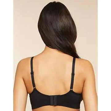 Motherhood Maternity Women's Maternity Seamless Clip Down Nursing Bra, Black, Medium, 98422