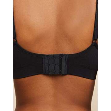Motherhood Maternity Women's Maternity Seamless Clip Down Nursing Bra, Black, Medium, 98422