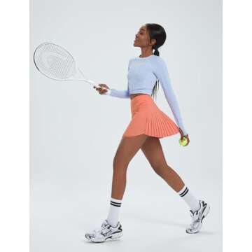 baleaf Women's Pleated Tennis Skirts - Stylish & Functional Activewear