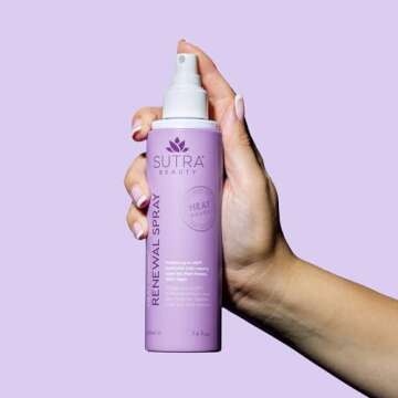 SUTRA Heat Guard® Renewal Spray - Advanced Heat Protection with Hyaluronic Acid Infusion and Intense Nourishment for Hair