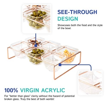 Elegant Huang 6 Compartment Serving Tray for Parties