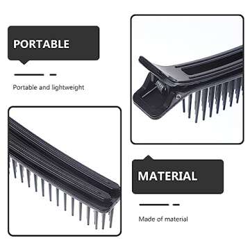 2pcs Multifunctional Nonslip Hair Styling Clips