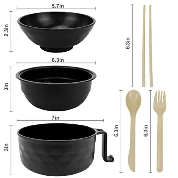 Easy Ramen Cooker Set for Quick Microwave Meals