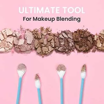 Fran Wilson EYE TEES COTTON TIPS 80 Count (3 PACK) - Precision Makeup Applicator, Double-sided Swabs with Pointed and Rounded Ends for Perfect Blending, Effective Cleaning and Precise Touch-ups