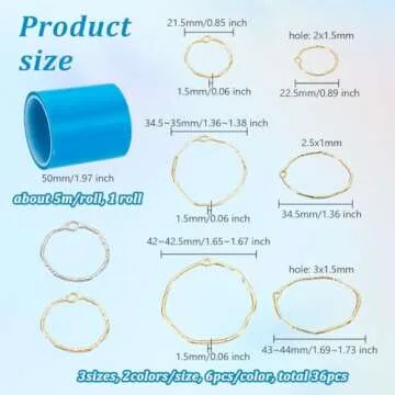 OLYCRAFT 36pcs Ring Open Bezel Pendants for DIY Jewelry Making and Crafting