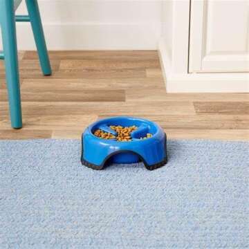 Slow Feed Non-Skid Dog Bowl Large for Healthy Eating