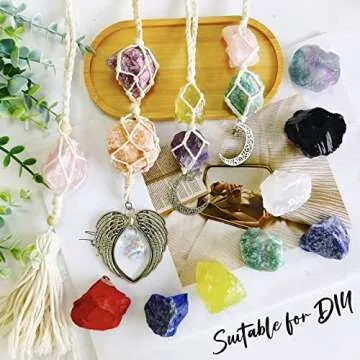 ZHIYUXI Raw Crystals Set for Healing & Decor