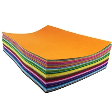 Flic-Flac 48PCS Assorted Felt Sheets for DIY Crafting