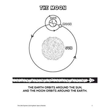 The Little Engineer Coloring Book: Space and Rockets: Fun and Educational Coloring Book for Preschool and Elementary Children