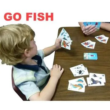 GO Fish Untamed Oceans, a Go Fish Card Game for Kids 4-8 and Up – Play Old Maid and Slap Jack with Same Deck – Easy to Learn – Fun for Families, Game Night and Classroom – Great Gift Idea