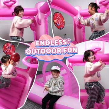 INFLATEFLY Indoor Bounce House for Toddlers - Playtime Fun
