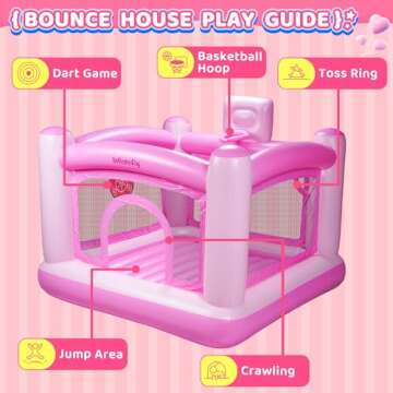 INFLATEFLY Indoor Bounce House for Toddlers - Playtime Fun