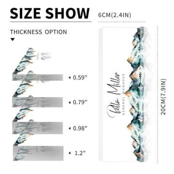 Custom Acrylic Name Plate Personalized Desk Accessory