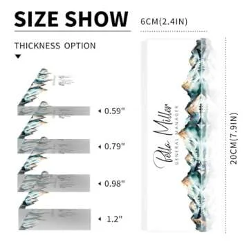 Custom Acrylic Name Plate Personalized Desk Accessory