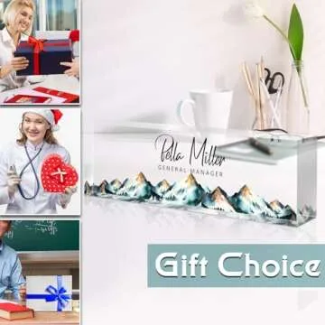 Custom Acrylic Name Plate Personalized Desk Accessory