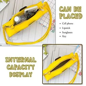 Oweisong Fun Purses for Women Novelty Car Taxi Shaped Crossbody Bag Ice Cream Bus Laser Holographic Shoulder Handbag for Girl