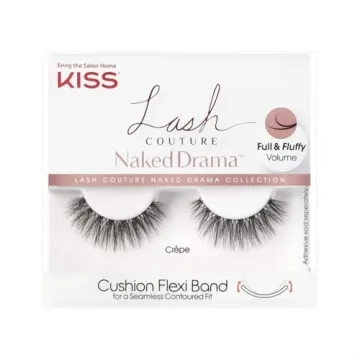 KISS 3D Faux Mink Lashes with Flexible Band for Glam