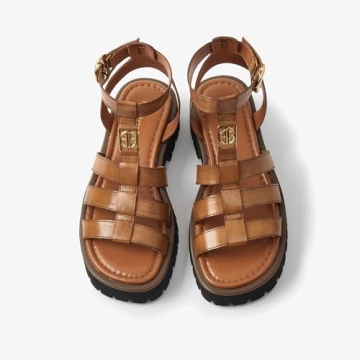 Comfortable BEAU TODAY Women's Gladiator Platform Sandals