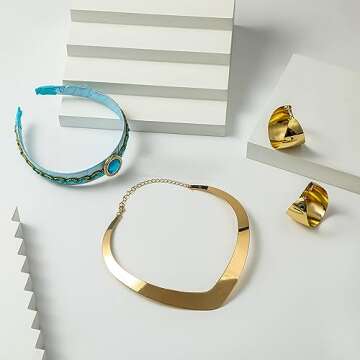 KURTCB Arabian Princess Costume Jewelry Set for Women