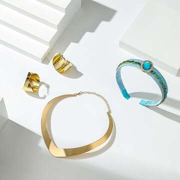 KURTCB Arabian Princess Costume Jewelry Set for Women