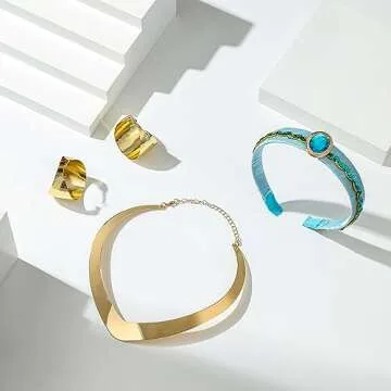 KURTCB Arabian Princess Costume Jewelry Set for Women