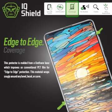 IQShield Screen Protector Compatible with Samsung Galaxy Note 10 (6.3 inch Display)(2-Pack)(Case Friendly) Anti-Bubble Clear TPU Film