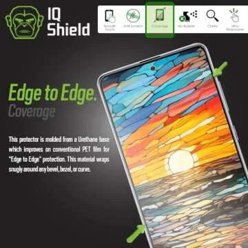 IQShield Screen Protector Compatible with Samsung Galaxy Note 10 (6.3 inch Display)(2-Pack)(Case Friendly) Anti-Bubble Clear TPU Film