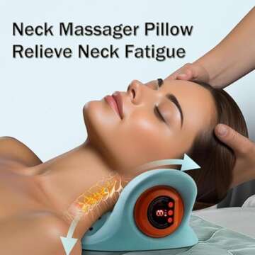 Celosmo Neck Massager Pillow with 6 Intensity Levels
