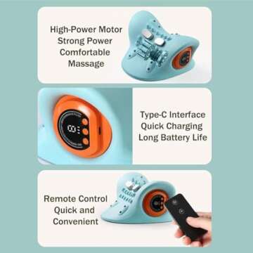 Celosmo Neck Massager Pillow with 6 Intensity Levels