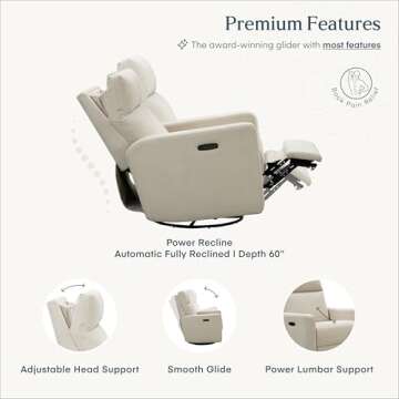 Nurture& The Glider Plus Premium Nursery Recliner