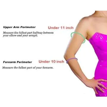 SACASUSA Shiny Fingerless Gloves for Dancewear & Costumes