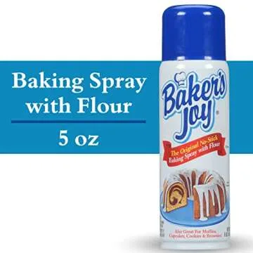 Baker's Joy Original No-Stick Baking Spray with Flour, 5 Ounce Can