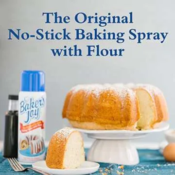 Baker's Joy Original No-Stick Baking Spray with Flour, 5 Ounce Can