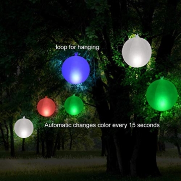 Enchanting Solar Floating Pool Lights - 4 Color Changing Globes