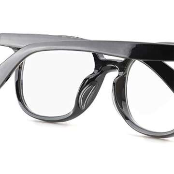 10 Pairs Adhesive Soft Silicone Air Chamber Eyeglass Nose Pads, Comfortable Air Bag Nosepads for Eye...