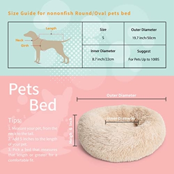 Calming Dog Bed for Small to Large Pets - Cozy & Washable